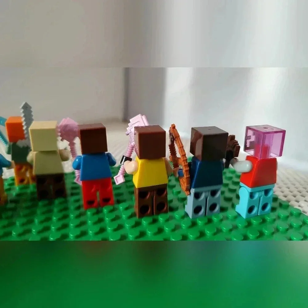 Custom Minecraft Minifigures Set of 10